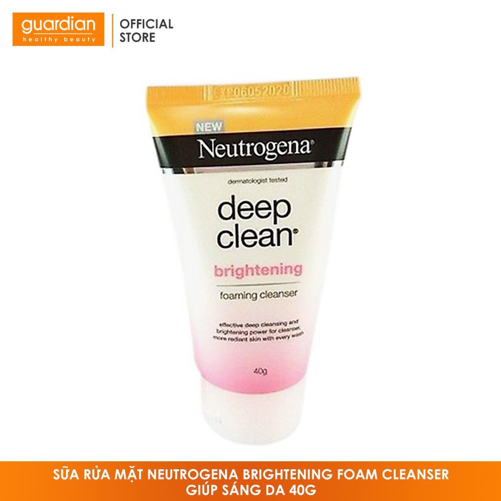 Sữa rửa mặt Neutrogena Brightening Foam Cleanser giúp sáng da 40g