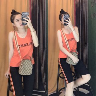 Sét Bộ Thun Cotton Hè ( áo sát nách quần lửng)