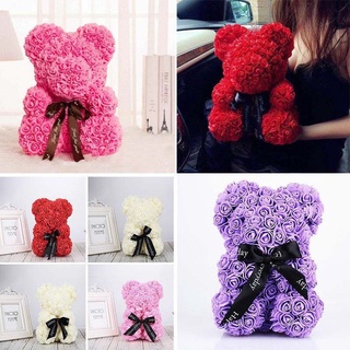 Hoa xốp phôi gấu 25cm