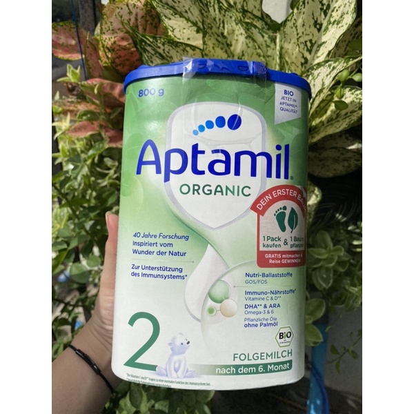 [Sữa Organic] Sữa Aptamil Hữu Cơ Đức Đủ số  900g Đủ Số 1 2 Nội Địa Đức Hàng Bay Aircargo