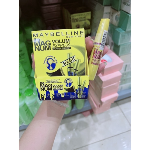 Chút mi may maybelineee Màu vàng làm cong dầy dài mi | BigBuy360 - bigbuy360.vn