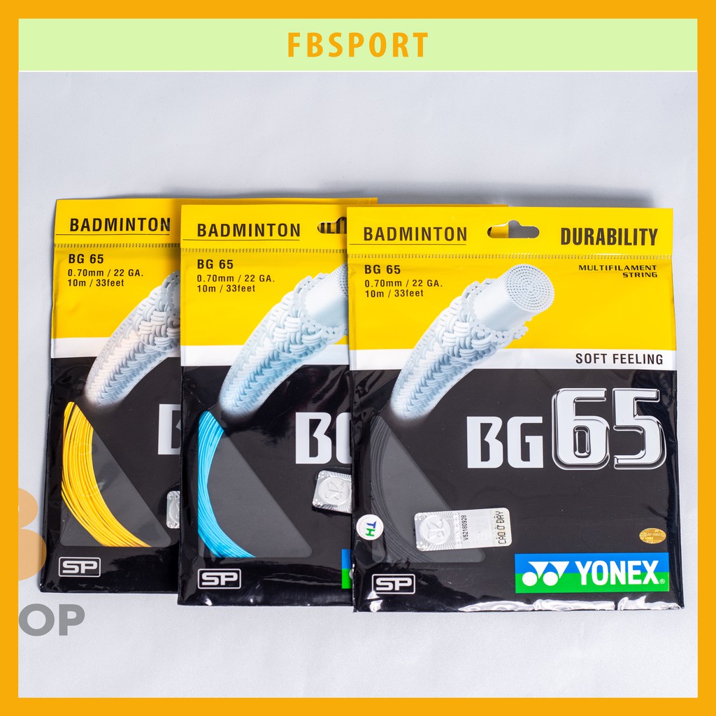 Cước Yonex - Cước đan vợt cầu lông Yonex BG65 chính hãng - Fbsport