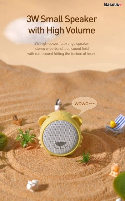 Loa Bluetooth Mini hình 12 Con Giáp siêu dễ thương Baseus Q - Chống nước - Bluetooth 5.0