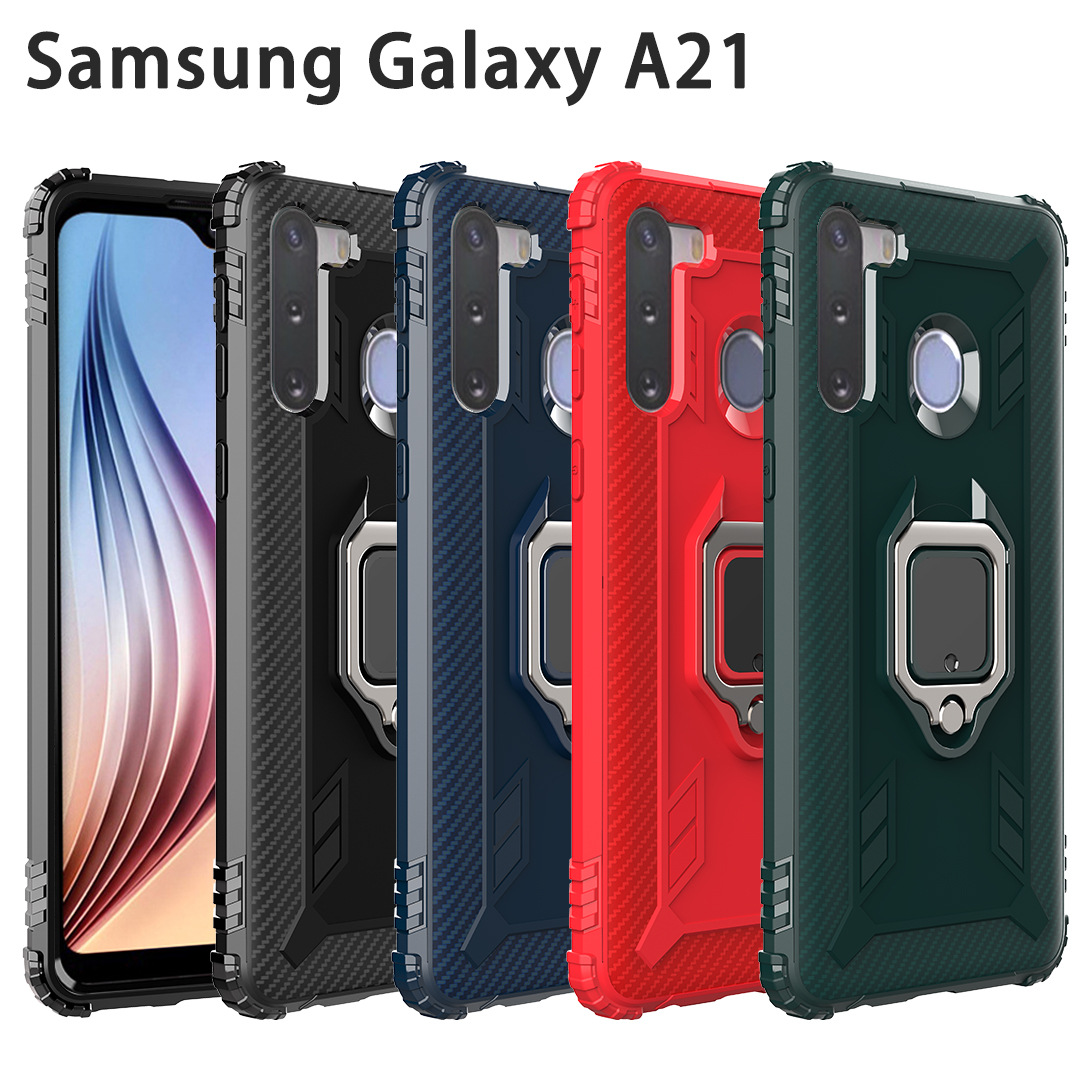 Ốp Lưng Có Nhẫn Đỡ Từ Tính 3c Cho Samsung Galaxy A21 | BigBuy360 - bigbuy360.vn