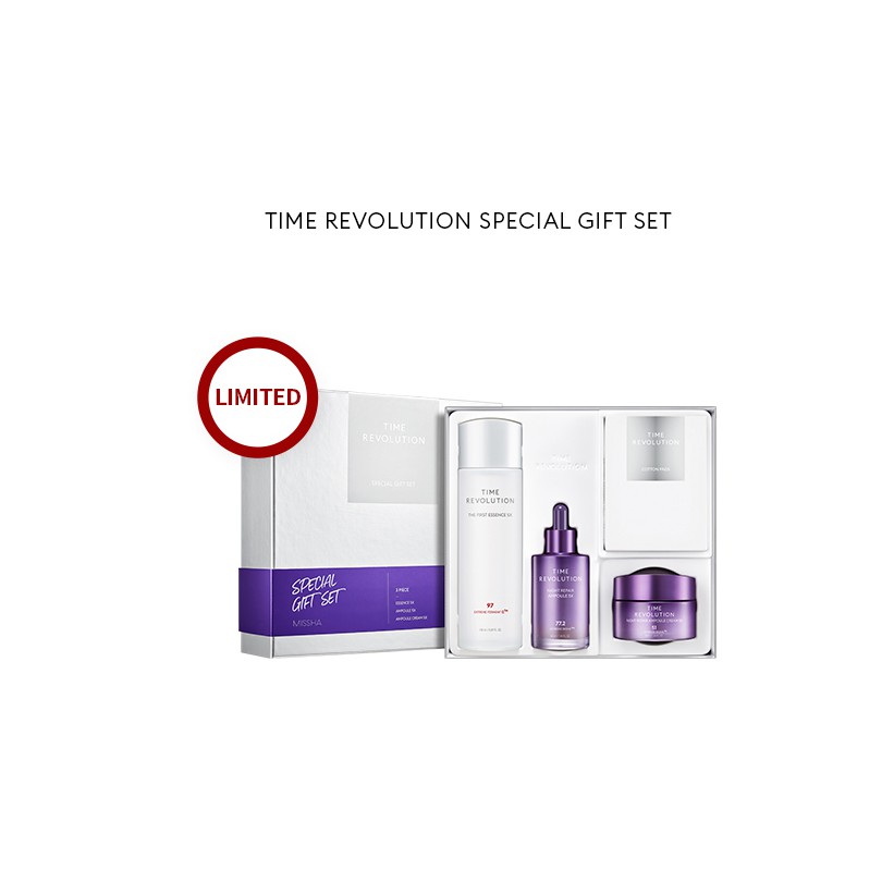 Bộ quà tặng 3 món đặc biệt của Time Revolution Special Gift Set (BẢN THỨ 5 CỦA MISSHA)