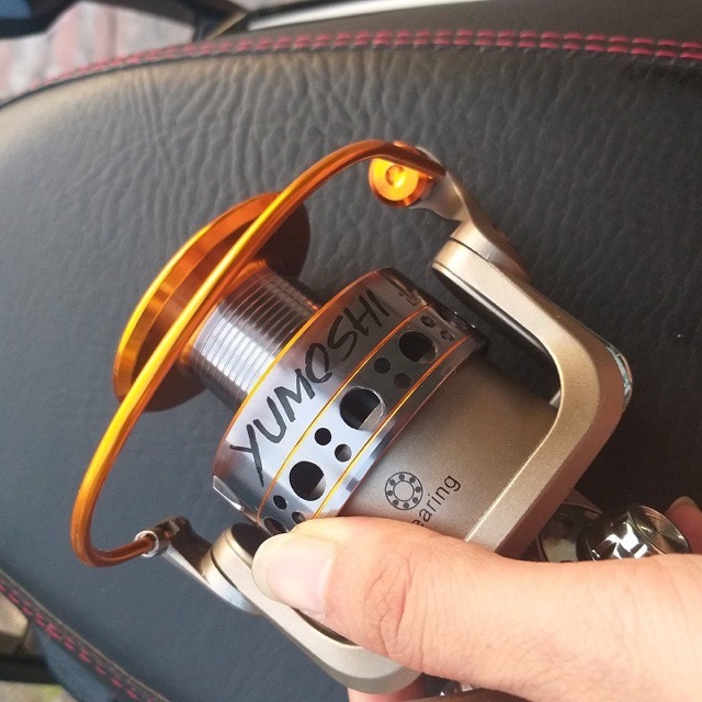 bộ cần câu 2 khúc đặc dài 2m7 + máy LC 7000 cần siêu khoẻ tải cá 10kg bộ y hình hàng y hình