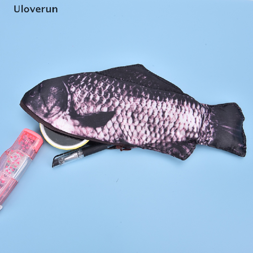 Uloverun 1 Túi Đựng Bút Hình Cá Vui Nhộn