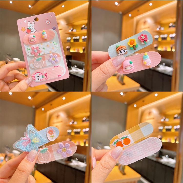 2022 Băng Đô Hoa Quả Hoạt Hình Cho Bé Gái