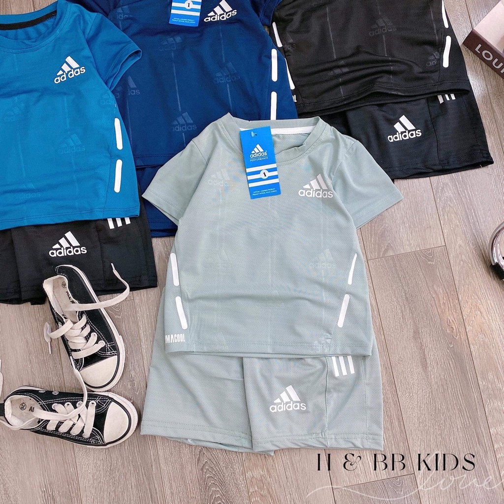 (20-35kg) Set thể thao thông hơi cho bé☘️ Bộ đồ Adi.das chính hãng Loại 1☘️