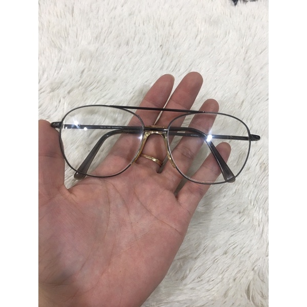 GỌNG KÍNH  LÃO HÀNG BÃI GUNMETAL Ý