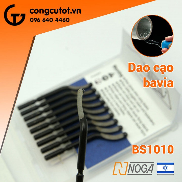 LƯỠI DAO CẠO BAVIA NOGA BS1010 CỦA ISAEL HỘP 10