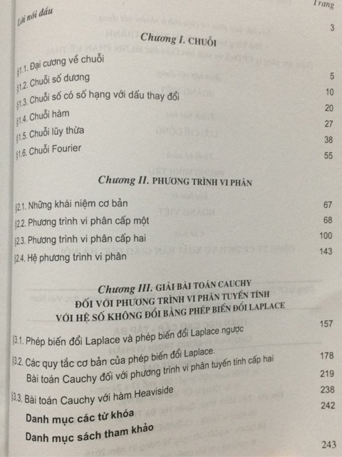 Sách - Toán học cao cấp Tập 3: Chuỗi và phương trình vi phân