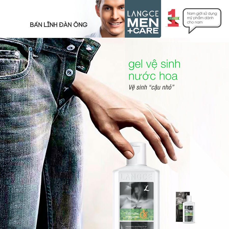 GEL VỆ SINH NƯỚC HOA VÙNG KÍN NAM ĐÁNH THỨC ĐAM MÊ LANGCE