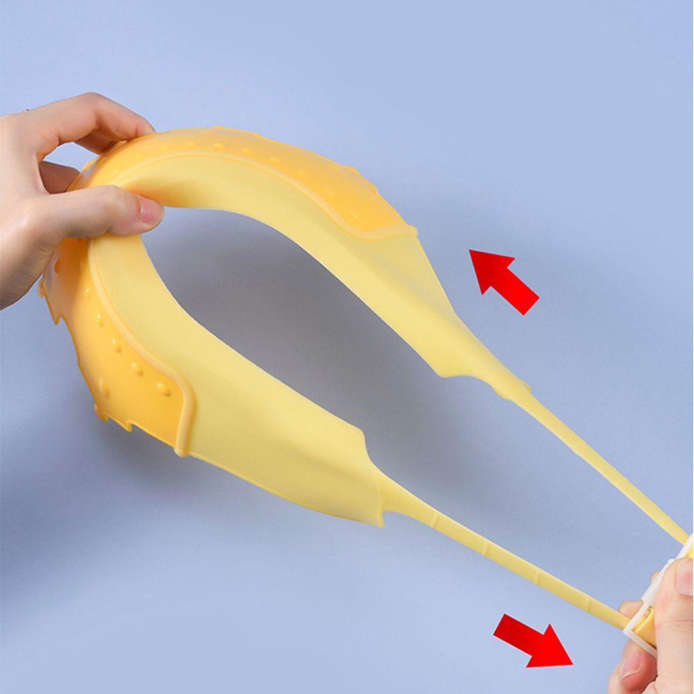 Mũ Chắn Nước Gội Đầu Bảo Vệ Mắt Và Tai Bằng Nhựa Màu Trơn An Toàn Cho Bé