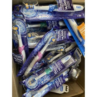 Bàn chải đánh răng Mỹ cao cấp Oral-B Polish sử dụng PIN