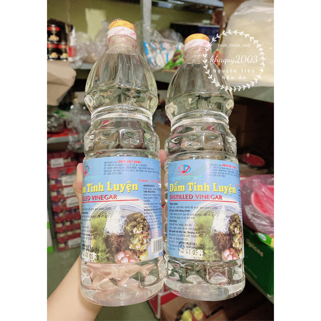 Giấm  tinh luyện 1L