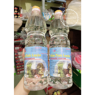 Giấm (dấm) tinh luyện 1L - dấm trắng