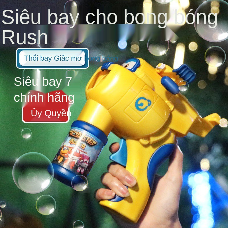 Máy thổi bong bóng siêu người đàn ông quá khổ bằng tay quán tính net nổi tiếng đồ chơi trẻ em không có pin