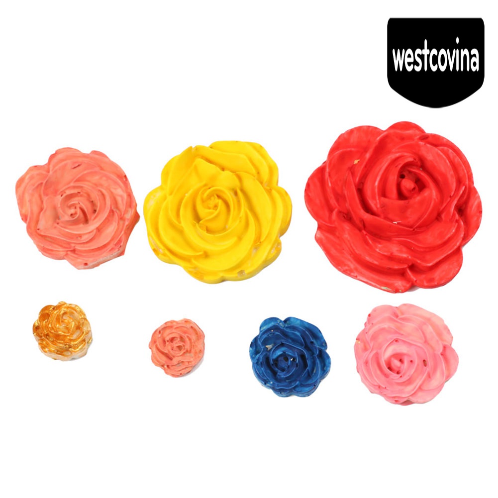 [Hot]☀ Khuôn Làm Bánh / Sô Cô La Hình Hoa Hồng Bằng Silicone DIY