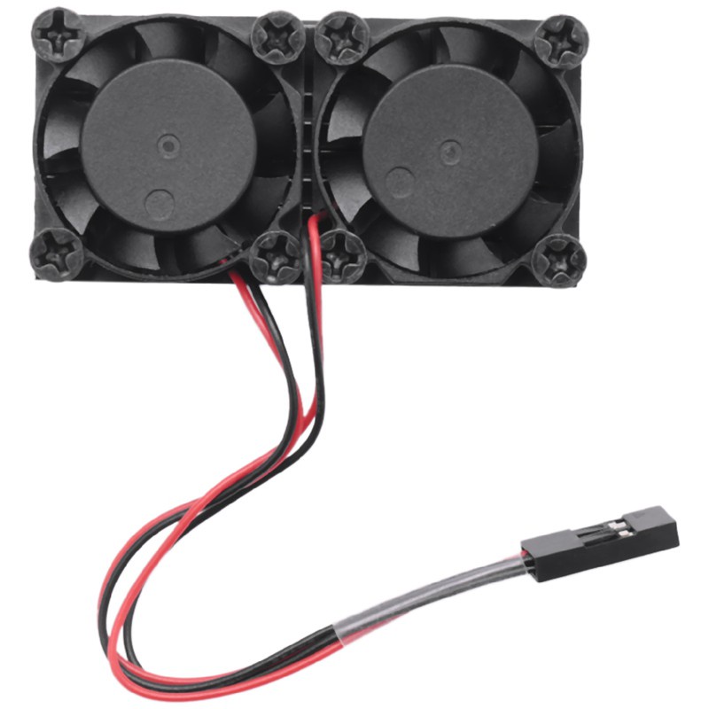 Raspberry Pi Dual Fan With Heat Sink Ultimate Double Cooling Fans Cooler For Raspberry Pi 3 el B+ Plus Or 3B