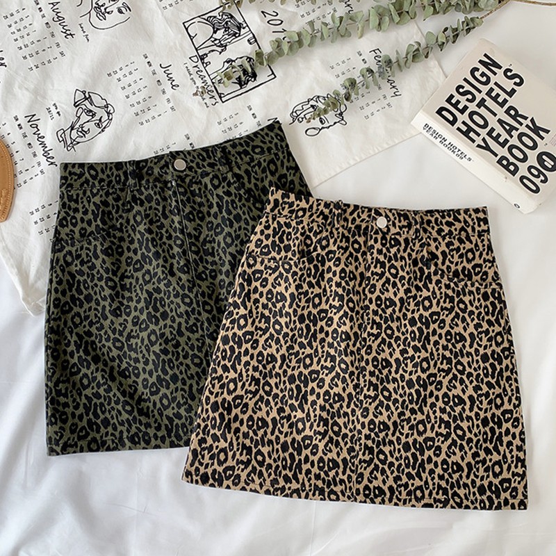 [ Mã FADIRECT20 giảm 20K đơn 150K] (Cv500) chân váy da beo báo hổ 4 màu size S đến XL | BigBuy360 - bigbuy360.vn