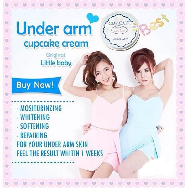 KEM HỖ TRỢ GIẢM THÂM NÁCH, VÙNG BẸN UNDERARM CUPCAKE CREAM NEW 50G CHÍNH HÃNG - 3458