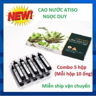 [Rẻ vô địch] Combo 5 hộp cao nước Atiso Ngọc Duy