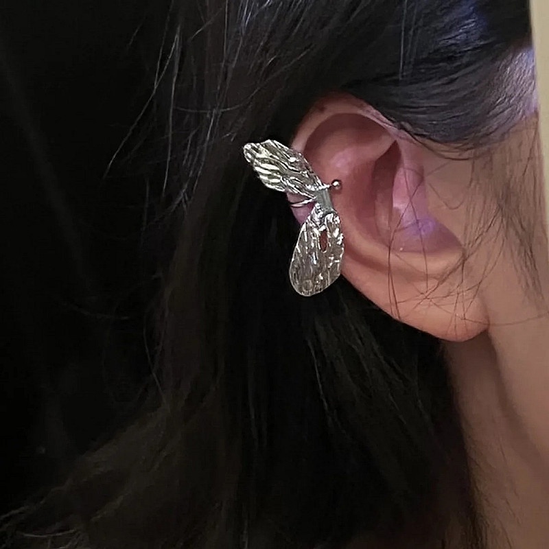 Khuyên Kẹp Tai Hình Đôi Cánh Độc Đáo Phong Cách Mới