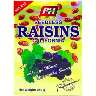 Nho khô đen Mỹ PH hộp 250g