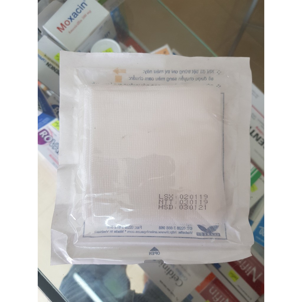 Gạc y tế, gạc phẫu thuật ( 10cm × 10cm × 8 lớp )