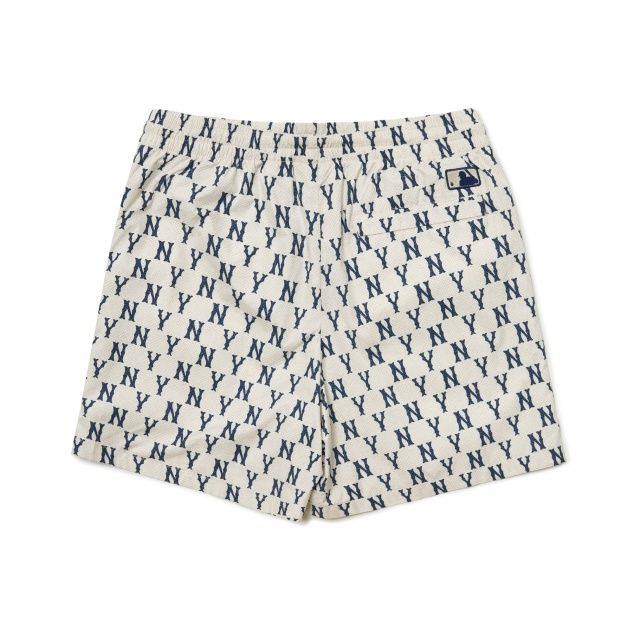 Quần Short lưới MLB Monogram 3ASMM0123
