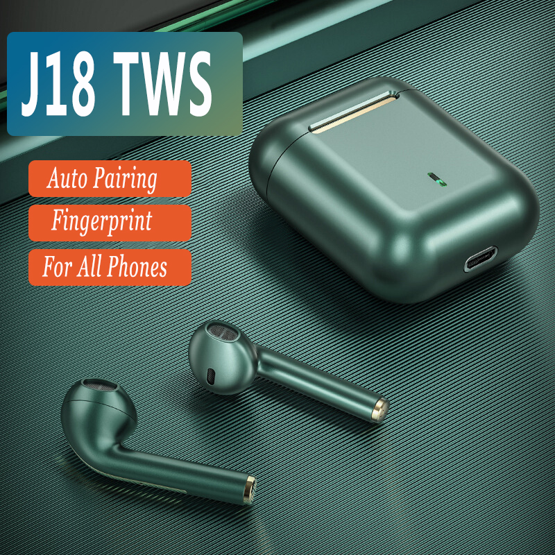 Tai Nghe Bluetooth 5.0 J18 TWS Nhét Tai Cho iPhone Xiaomi