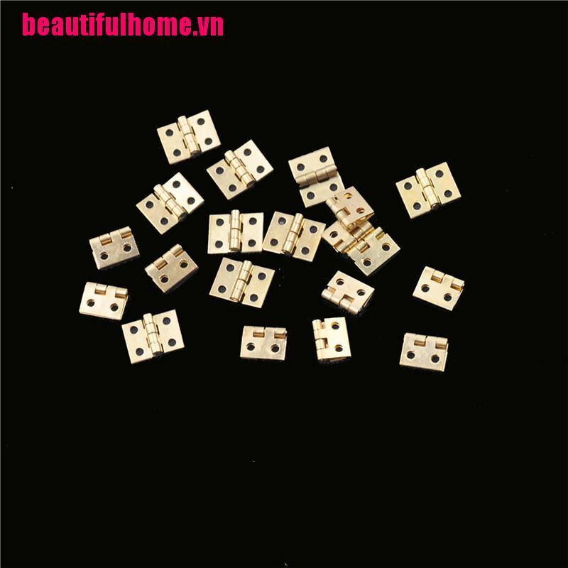 Bộ 20 Bản Lề Mini Mạ Đồng Chất Lượng Cao