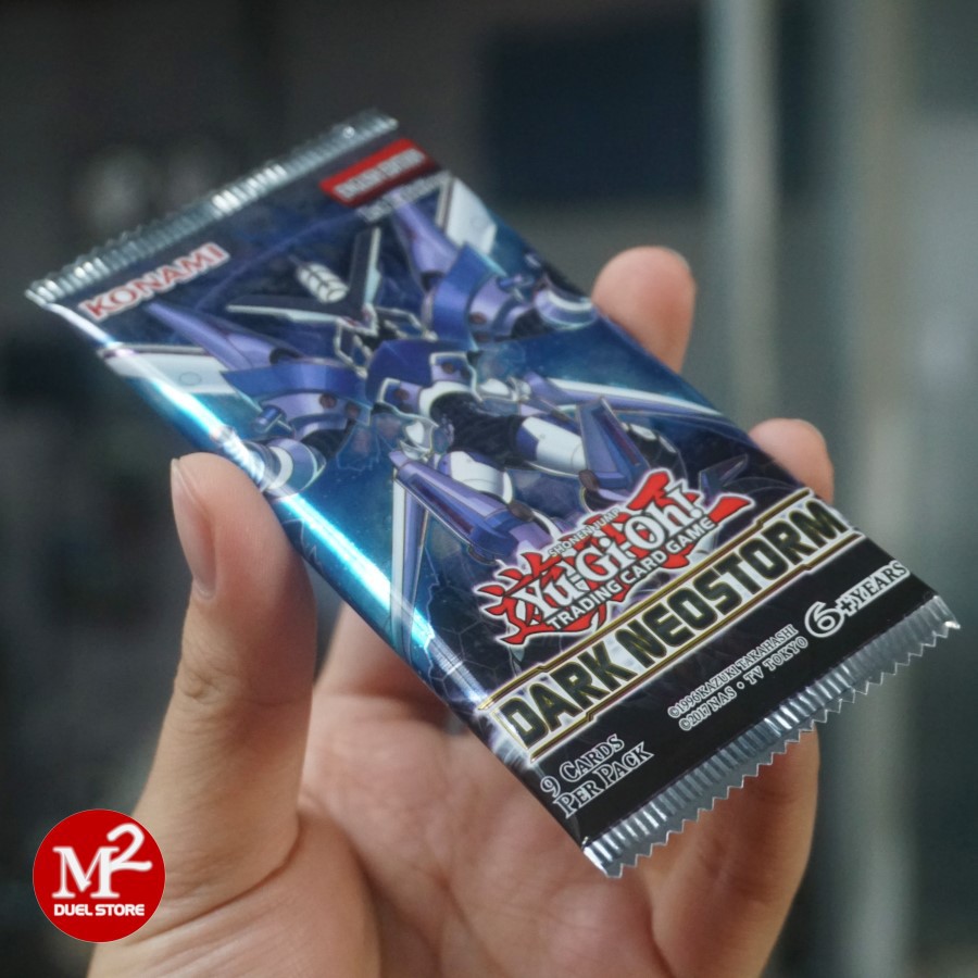 Túi thẻ bài yugioh Dark Neostorm Booster Pack - 9 lá bài thật - Hàng nhập từ Anh Quốc (UK)