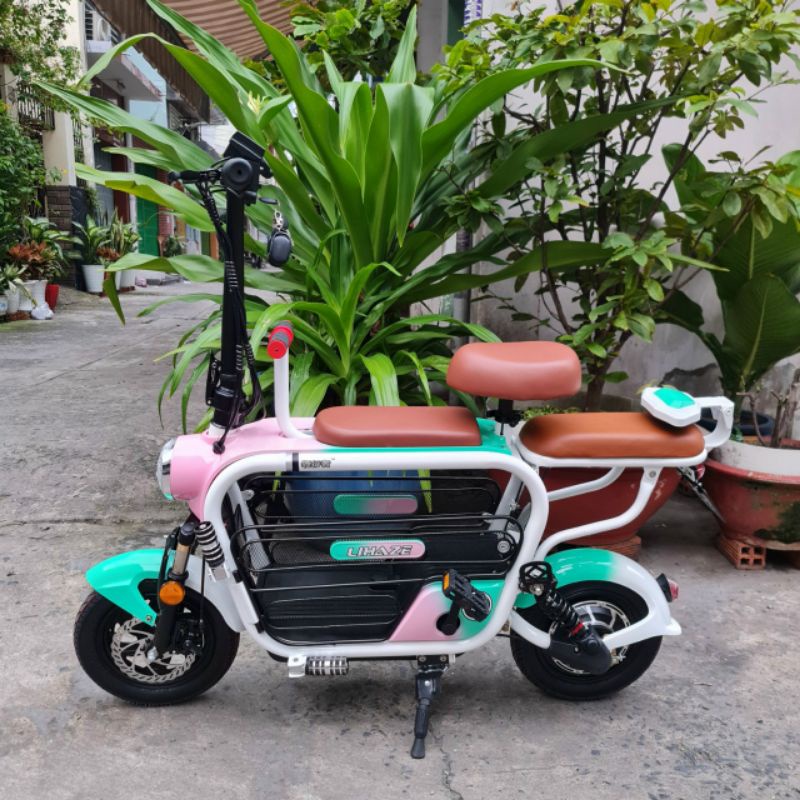 Xe Điện LIHAZE Chính Hãng - Pin Lithium 48V15Ah, 55 - 60Km/Sạc