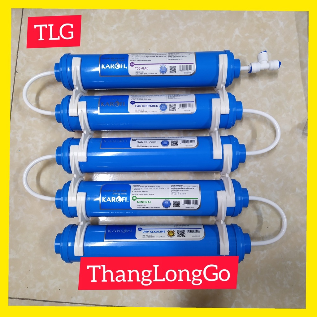 Combo 4 lõi khoáng KAROFI | GỒM : T33 - MIN - FAR - NANO