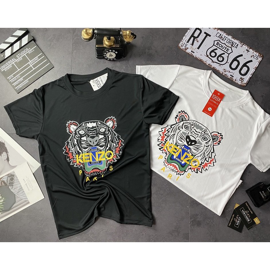 Áo Phông Nam, Áo Thun Cổ Tròn In Hình Đầu Hổ Chất Liệu Thun Cotton Thoáng Mát - AC111 - xuongmaytrungkien | BigBuy360 - bigbuy360.vn