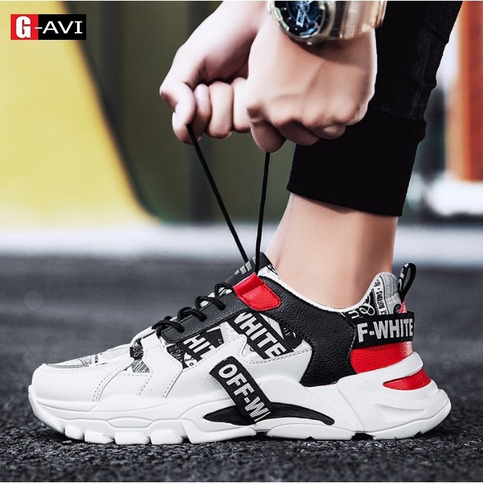 Giày thể thao nam cổ cao chất da lì siêu đẹp phong cách cá tính, trẻ trung mẫu hot trend 2023 AVi 668, D03