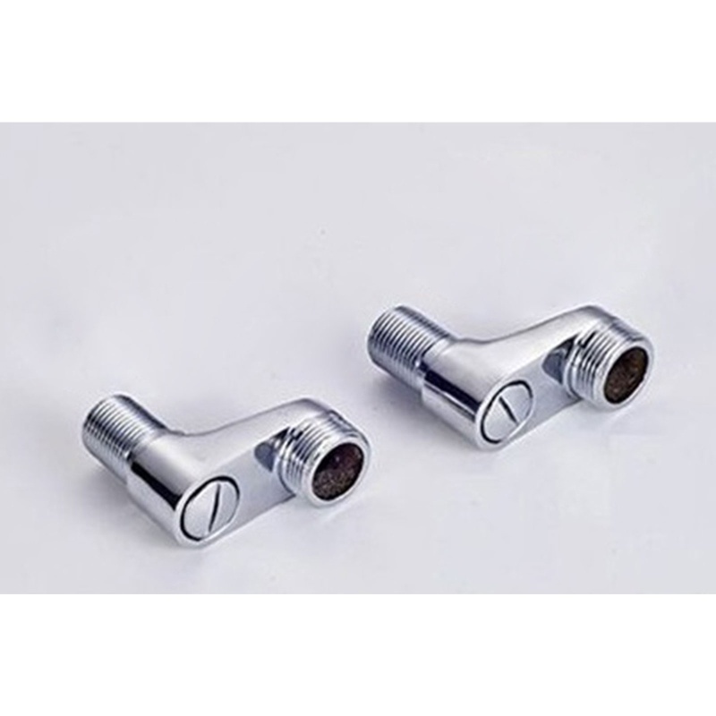 Set 2 Vòi Nước Bằng Đồng Có Thể Điều Chỉnh Góc Độ Eccentric Union Dễ Lắp Đặt