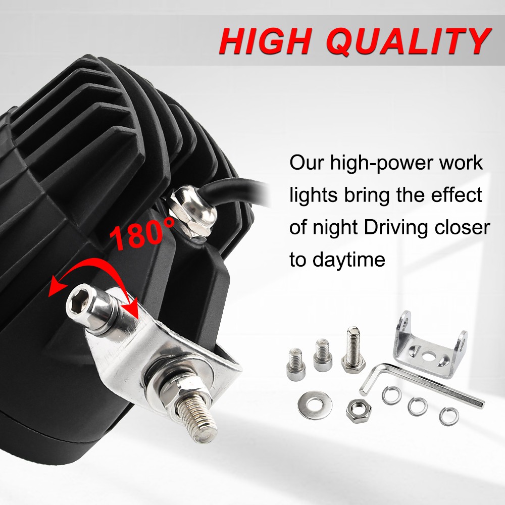 Đèn led UNI-SHINE 45W màu vàng/trắng cho xe SUV ATV xe tải tiện dụng