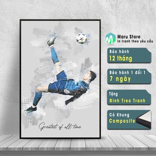 Tranh Ronaldo Ngã Bàn Đèn Siêu Đẹp, Chuyên Trang Trí Góc Gaming và Phòng Net