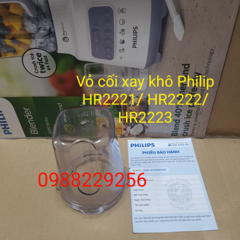 Linh kiện máy xay Philips chính hãng HR2221/ HR2223/ HR2222 hàng tách bộ