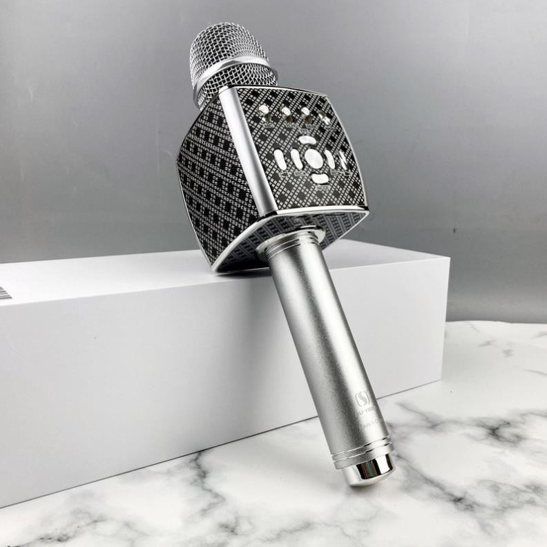 ✨chính hãng Micro Karaoke Bluetooth YS95 - Mic không dây Tích Hợp Loa Bass Dùng Hát Tại Nhà Hoặc Livetream