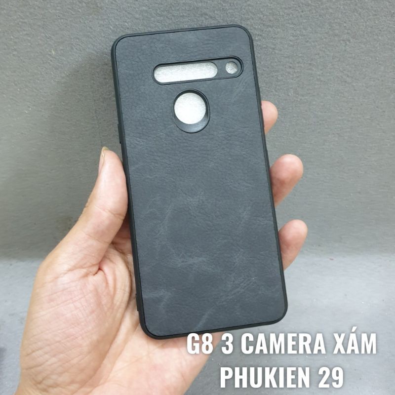 [LG G8/G8 ThinQ] Ốp lưng chống sốc, chống va đập lưng da Viseon