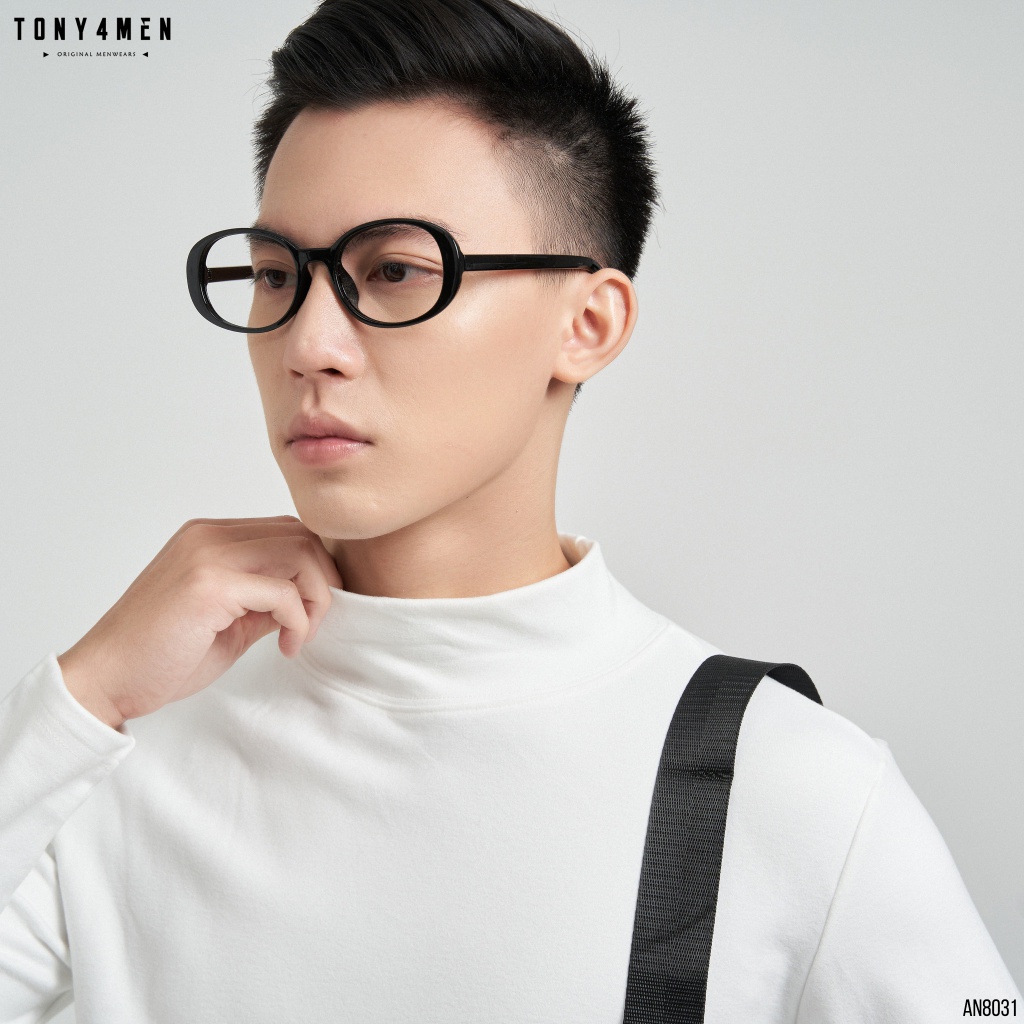 Áo Thun Nam Dài Tay TONY4MEN Basic Cổ Cao 3 Phân Giữ Ấm Cực Tốt Form Slimfit AN8031 | BigBuy360 - bigbuy360.vn