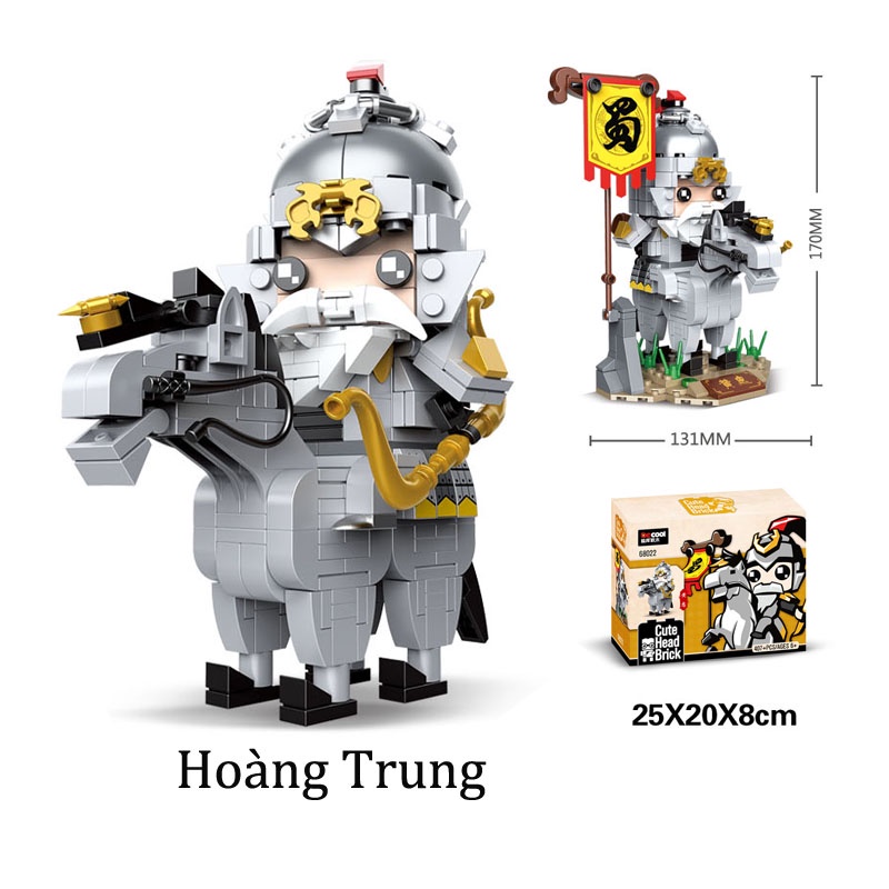 Đồ Chơi Lắp Ráp Brick Headz Các Nhân Vật Trong Tam Quốc Chí