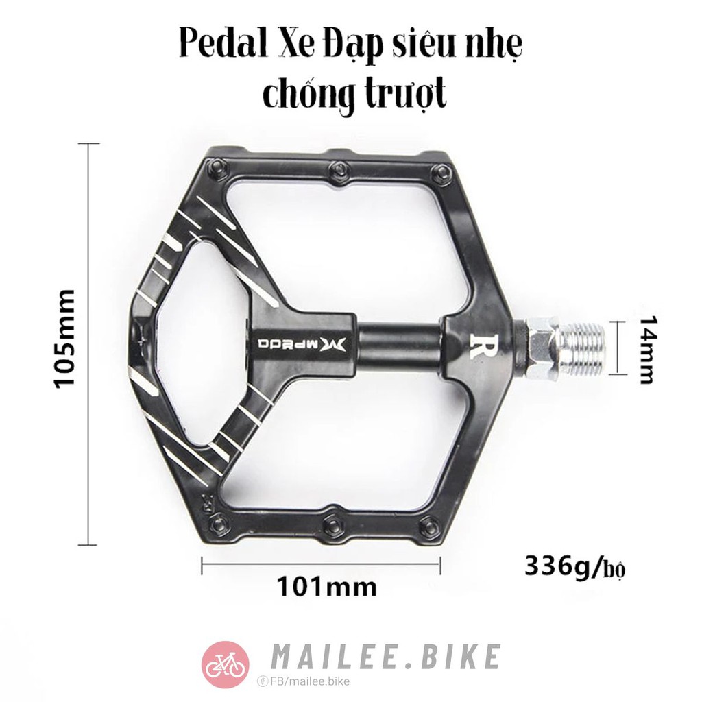 Pedan Bàn Đạp Xe Đạp Pedal Xe Đạp Thể Thao Cao Cấp Thiết Kế Đẹp Chắc Chắn