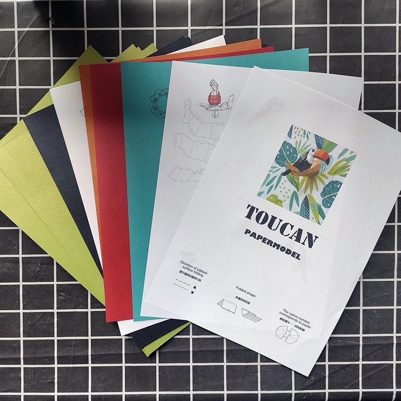 Bộ Giấy 3D Mô Hình Thủ Công Tự Làm