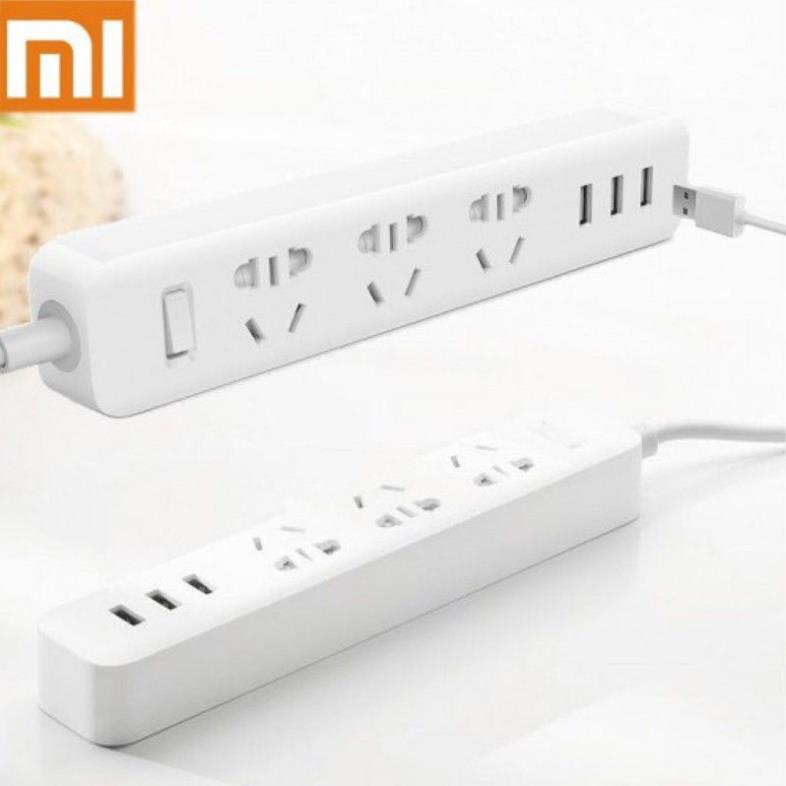 Ổ cắm Mi Power Strip tích hợp cổng sạc 3 USB (phiên bản mới)