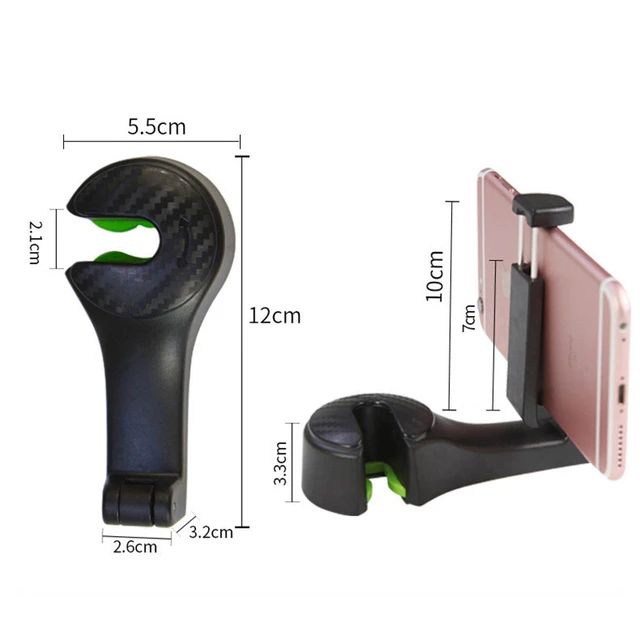 Móc Treo Điện Thoại Hp 2 Trong 1 Tiện Dụng Cho Ghế Sau Xe Hơi 2 Trong 1